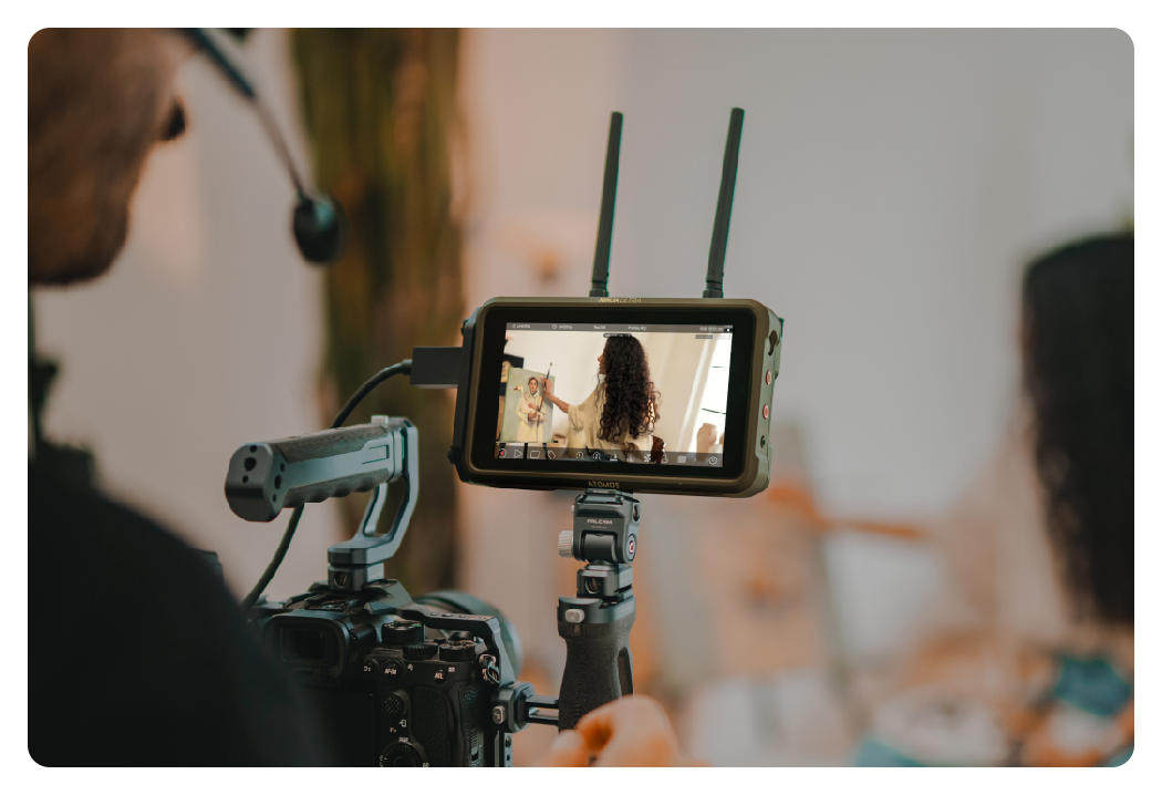 Atomos Ninja Ultra in use for a shoot, Atomos Ninja Ultra